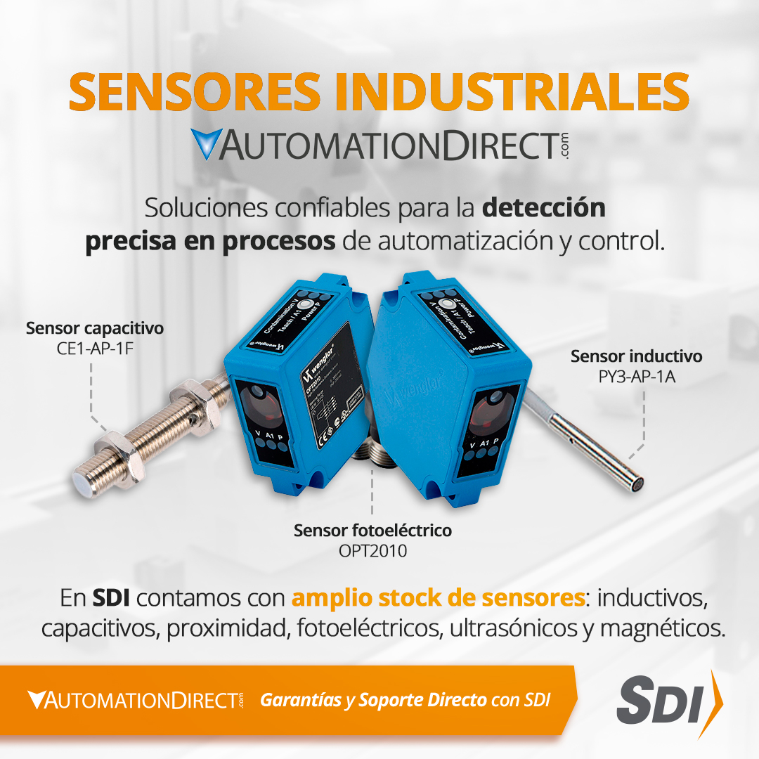 ¿Qué sensor industrial necesito realmente? Tipos, aplicaciones y guía de selección práctica SENSOR-INDUSTRIAL-AUTOMATIONDIRECT