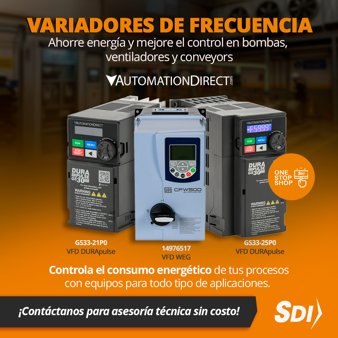 variadores de frecuencia en producción: ahorre energía y mejore el control en tu planta