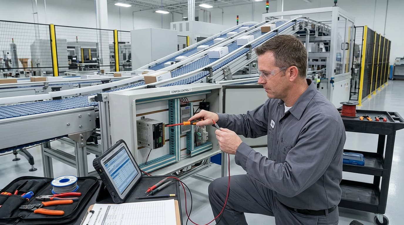Qué incluye una póliza de mantenimiento industrial y por qué tu planta la necesita poliza de mantenimiento industrial conveyor planta tecnico intervencion preventivo correctivo