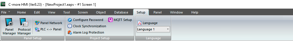 setup c-more