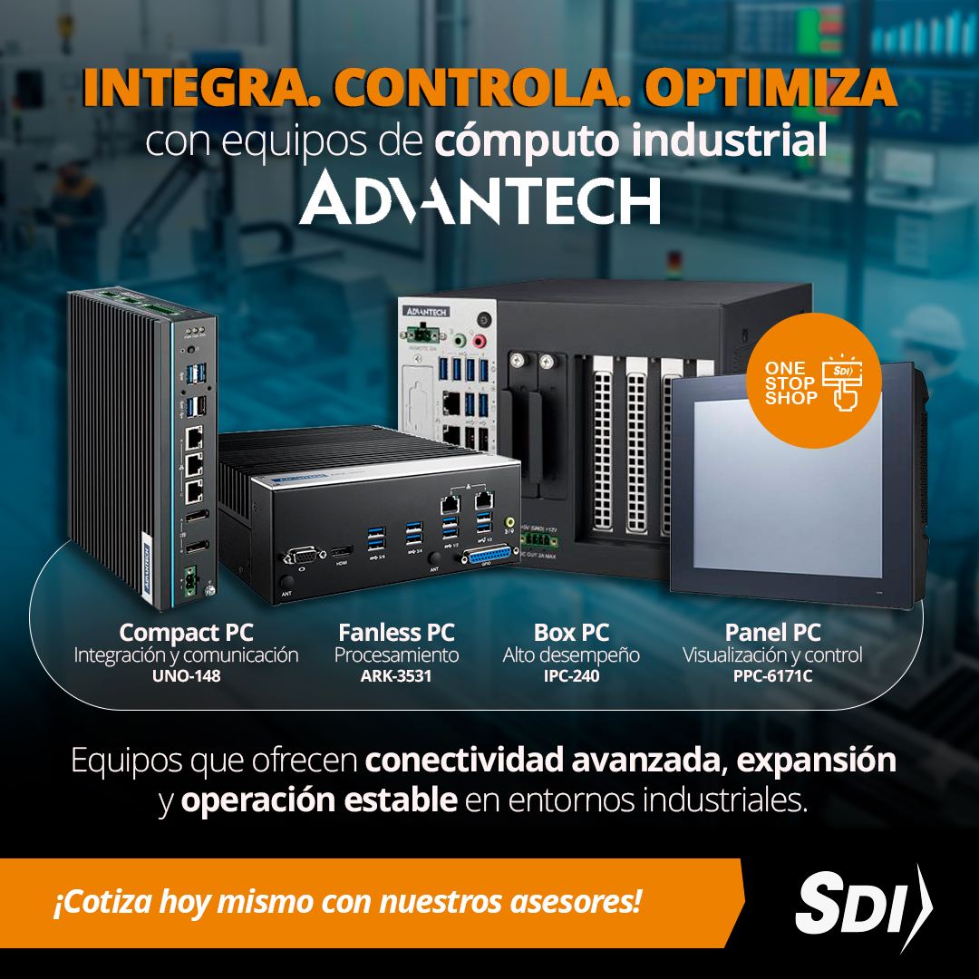 Monitoreo y Control Industrial: cómo integrar PLC, HMI y Cómputo Industrial para una arquitectura robusta y escalable Monitoreo y Control Industrial