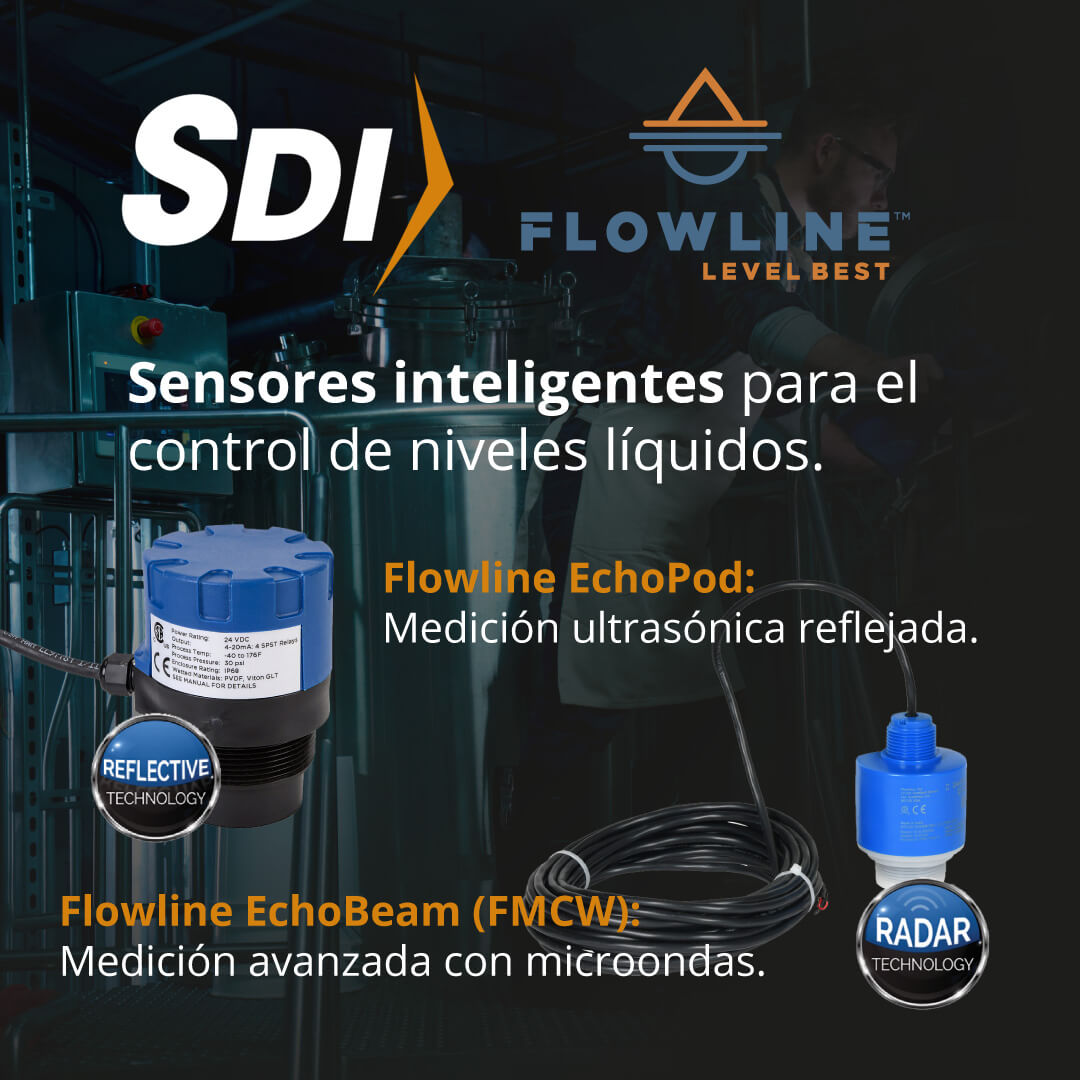 Métodos industriales para la medición de nivel: selección basada en necesidades flowline