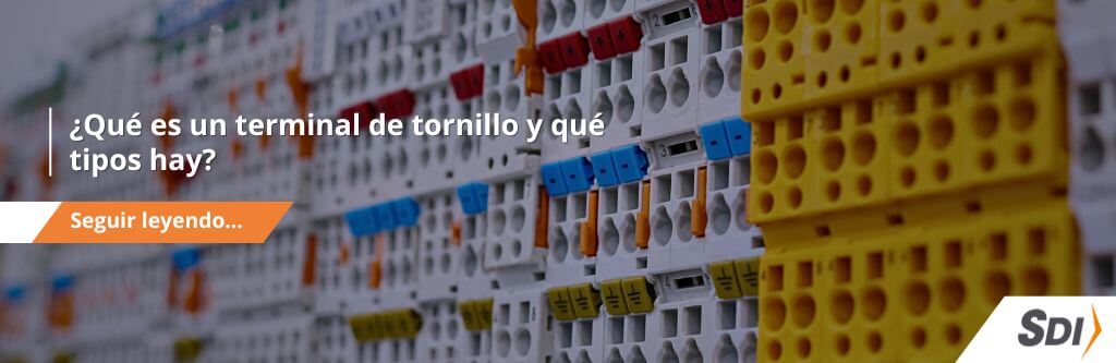 ¿Qué es un terminal de tornillo y qué tipos hay?