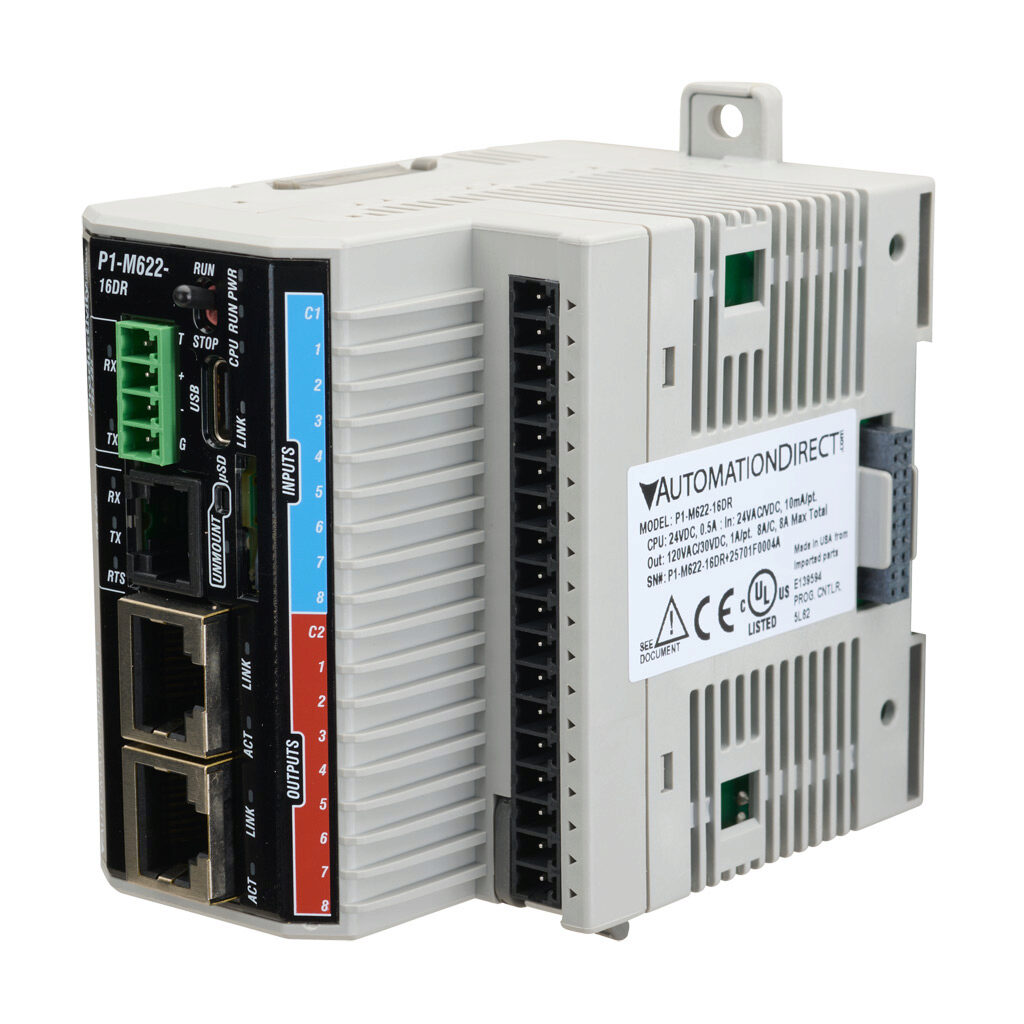 plc compacto io integrado Productivity1000 sistema control panel industrial modulos entradas salidas