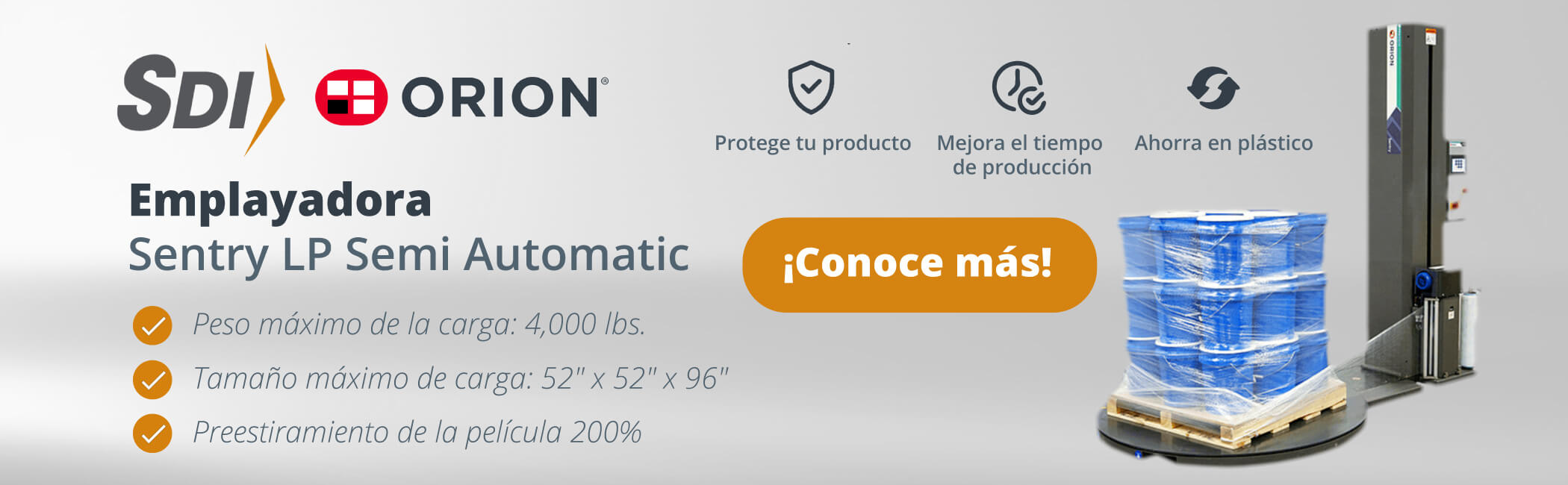3 beneficios de las emplayadoras automáticas que mejoran la eficiencia logística. emplayadoras-automaticas