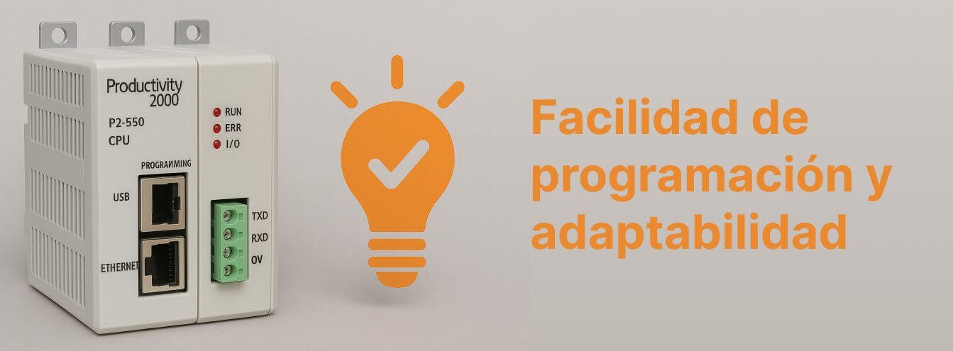 PLCs con facilidad de programación