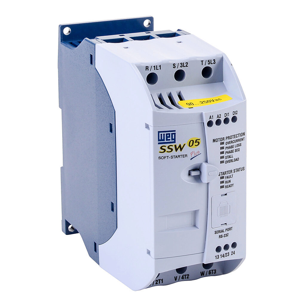 arrancador suave WEG SSW05 (SSW050010T2246TPZ).