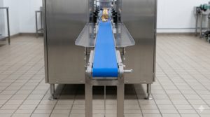 Conveyor sanitario bajo perfil: Dorner AquaGard LP para líneas de alimentos y farmacéutico AquaGard LP conveyor sanitario ancho configurable V-guide banda centrada linea alimentos sdi