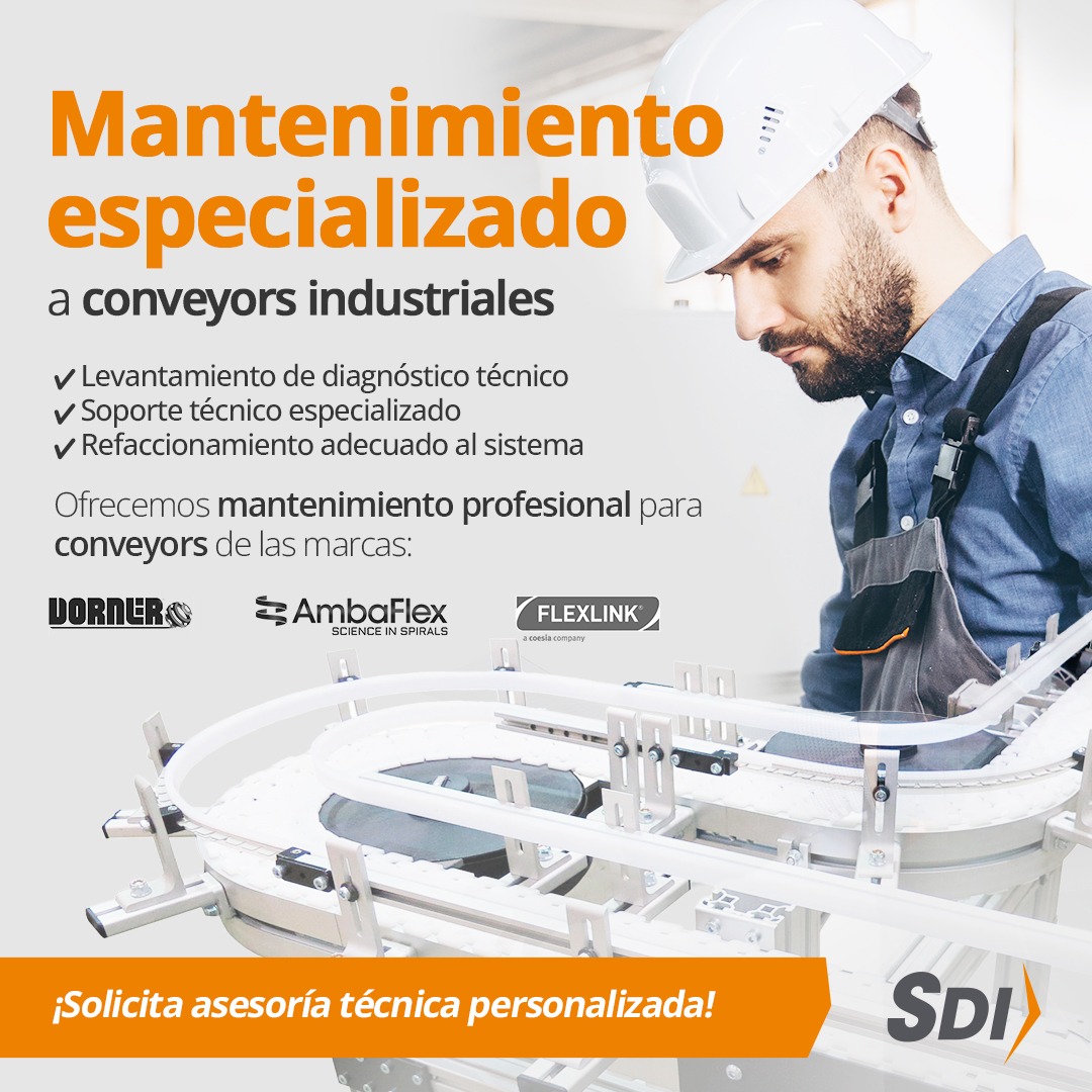Mantenimiento adecuado para conveyors: la clave para una operación continua y sin paros Mantenimiento adecuado para conveyors en Mexico v3