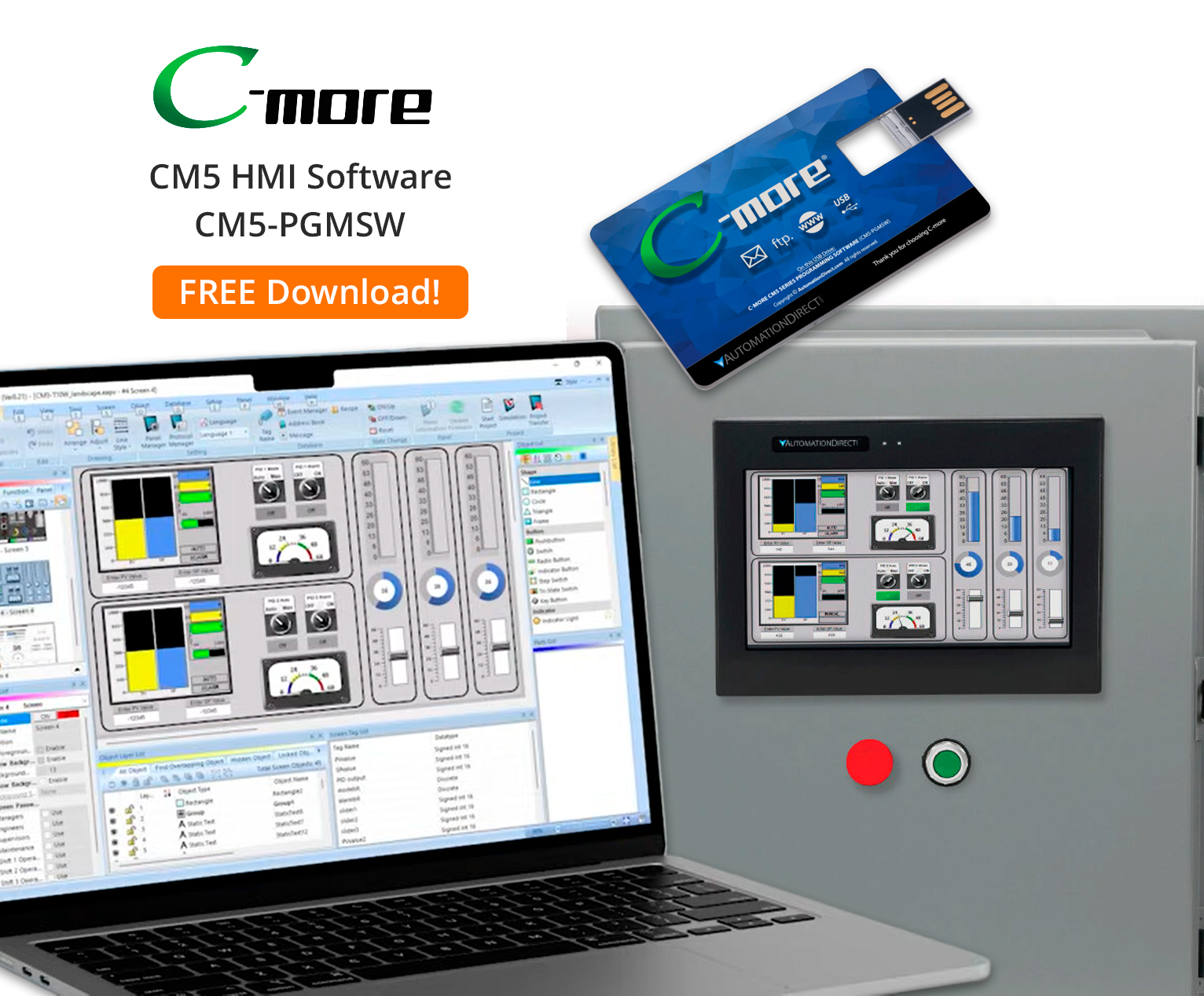CM5-PGMSW - HMI C-more CM5