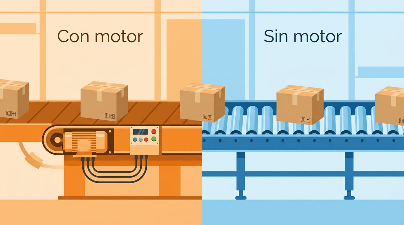 Conveyors de gravedad: aplicaciones industriales y cómo optimizar el flujo de materiales con omni metalcraft comparativo conveyor motorizado vs conveyor gravedad ahorro energía industrial