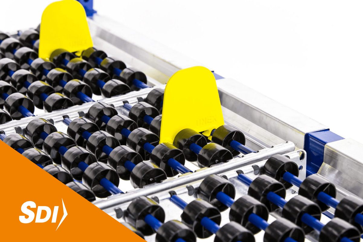 Rack dinámico SDI — configuración industrial